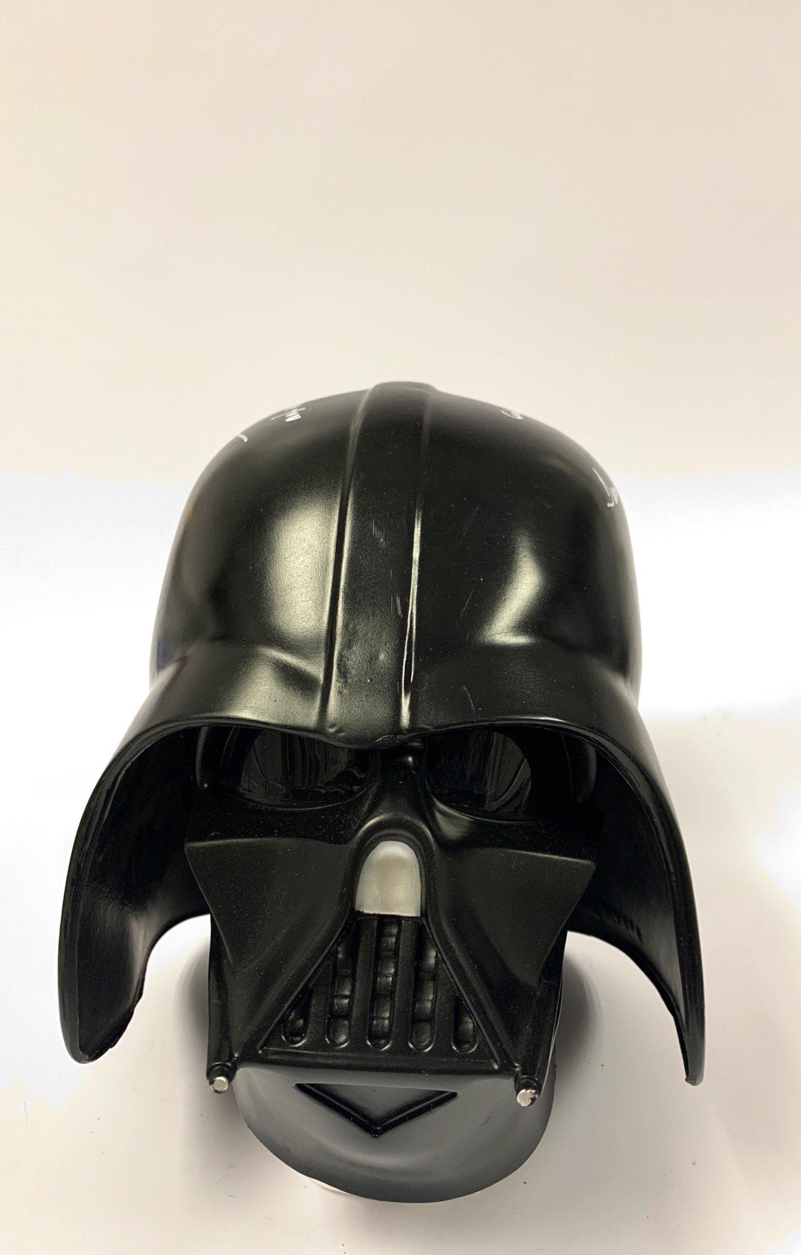 Autograph Darth Vader Helmet: Autograph: Hayden Christensen, Dave Prowse