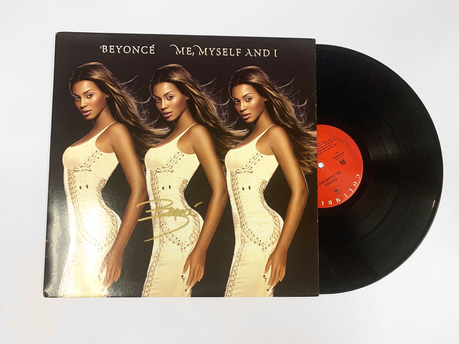 Autograph Beyonce Me Myself I Vinyl: Autograph Name(s): Beyonce