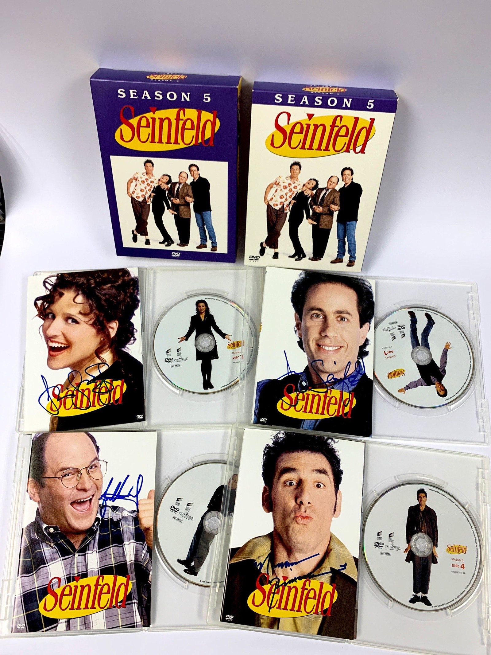 Autograph Seinfeld DVD Set Julia Louis-Dreyfus: Autograph By: Jerry Seinfeld, Jason Alexander, Michael Richards, Julia Louis-Dreyfus