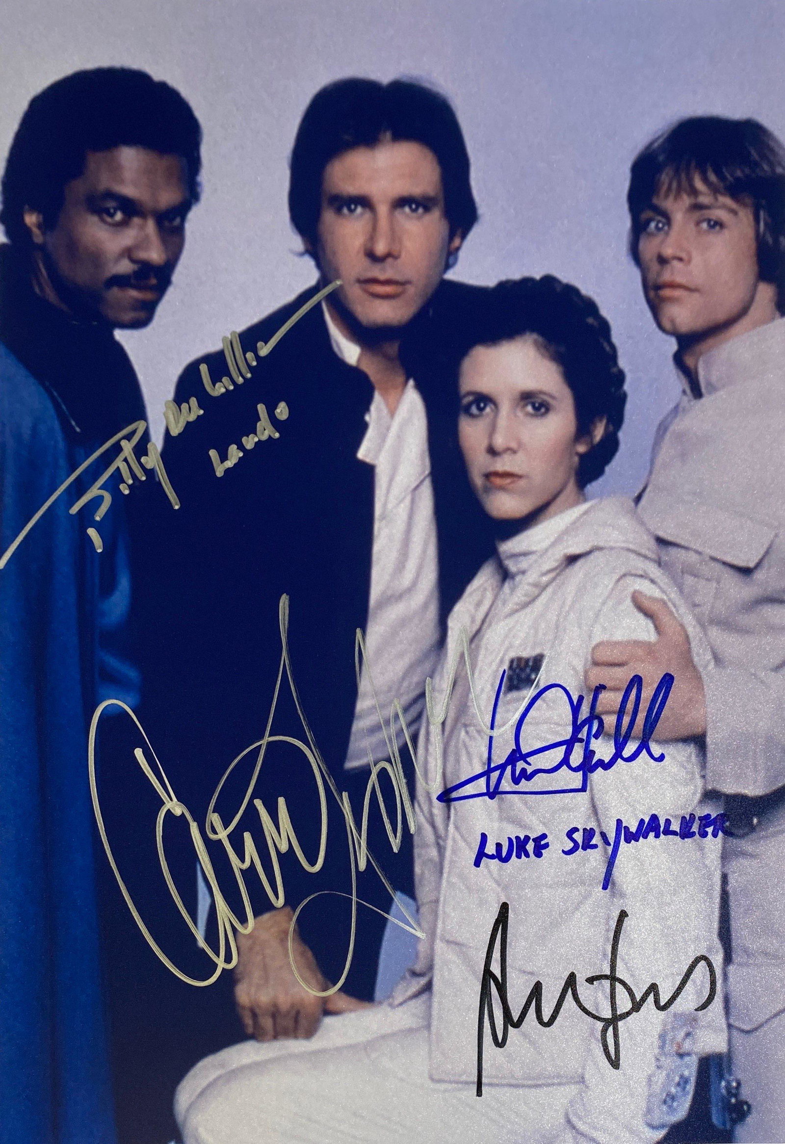 Autograph Signed Star War Photo (1 of 1)