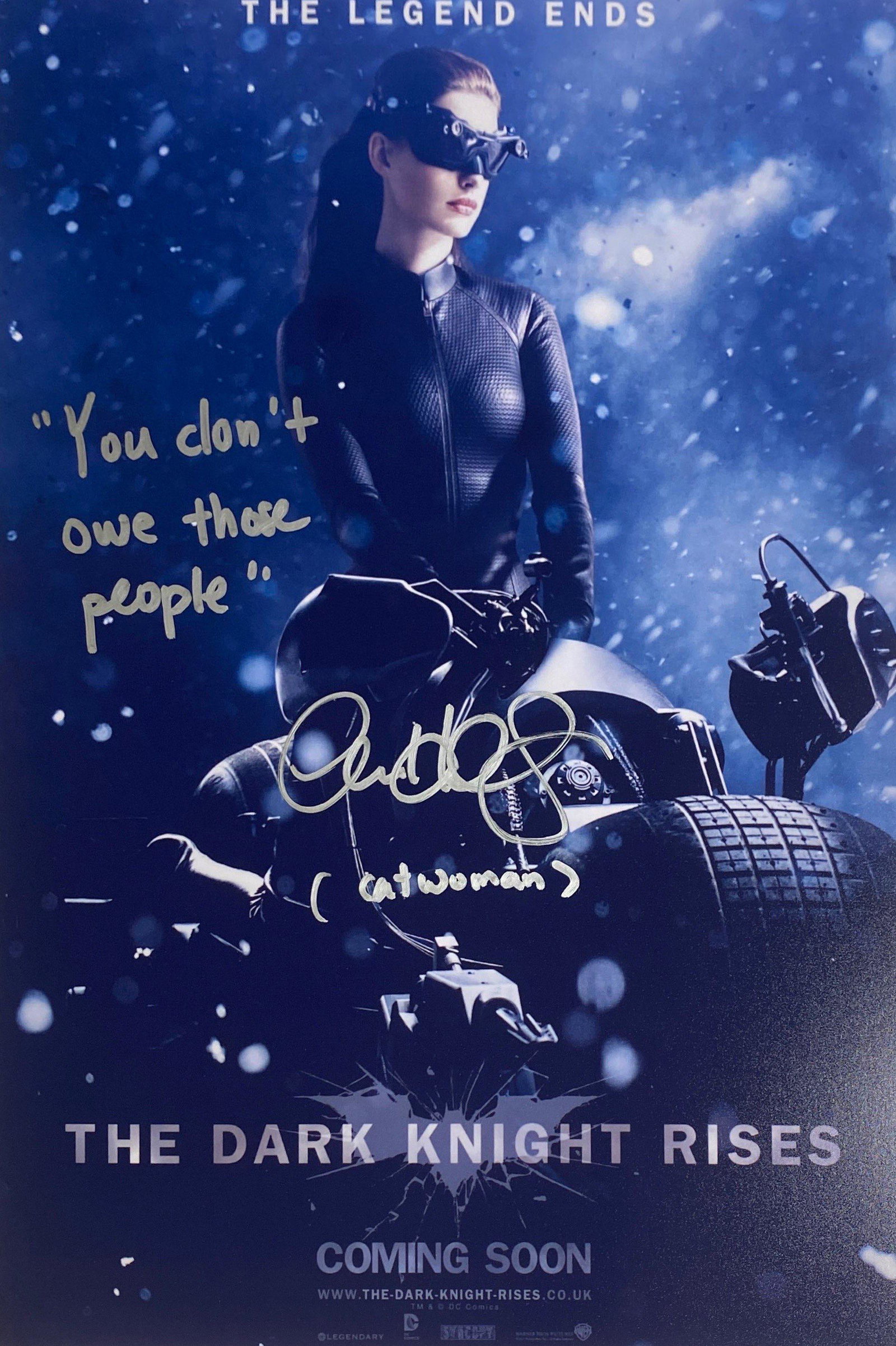 Autograph Signed Batman Photo (1 of 1)