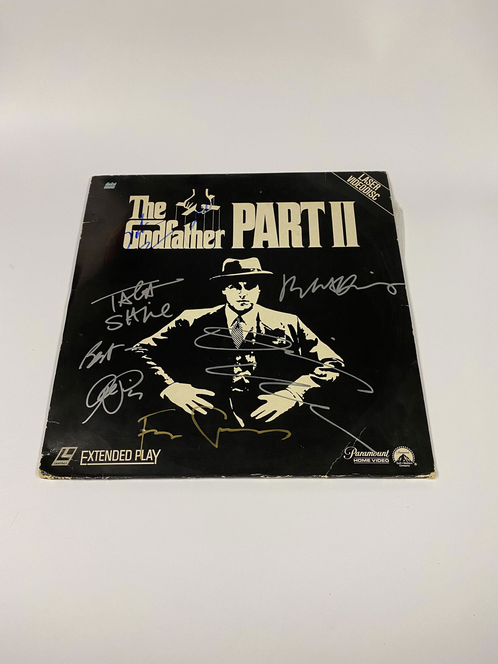 Autograph Godfather Part 2 Vinyl: Category: CollectiblesAutograph: Al Pacino, Robert Duvall, Diane Keaton, Robert De Niro, Talia Shire, Francis Ford Coppola Item Condition: Brand New