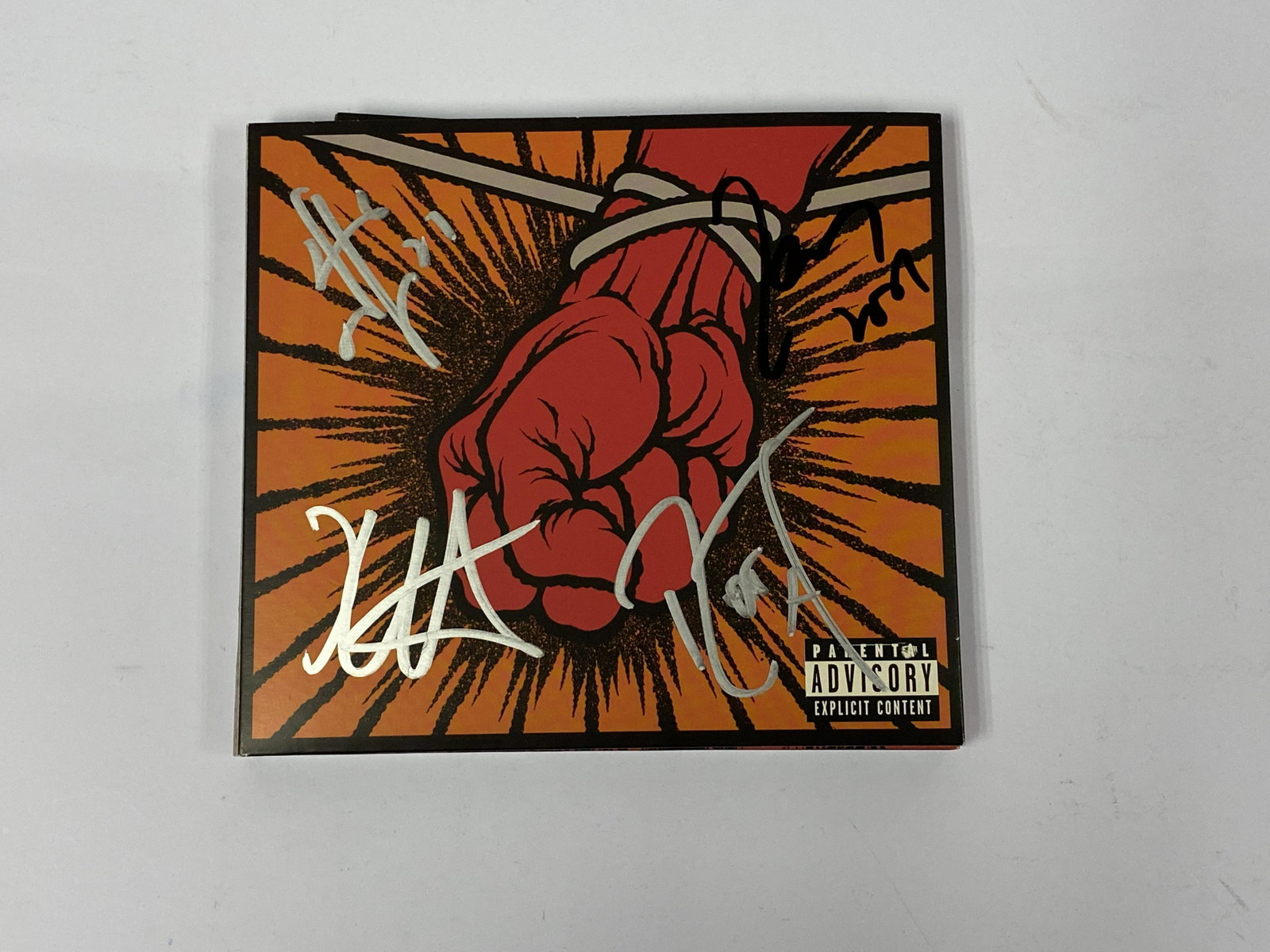 Autograph Metallica CD: Category: CollectiblesAutograph By: James Hetfield, Lars Ulrich, Kirk Hammett, Jason Newsted Item Condition: Brand New