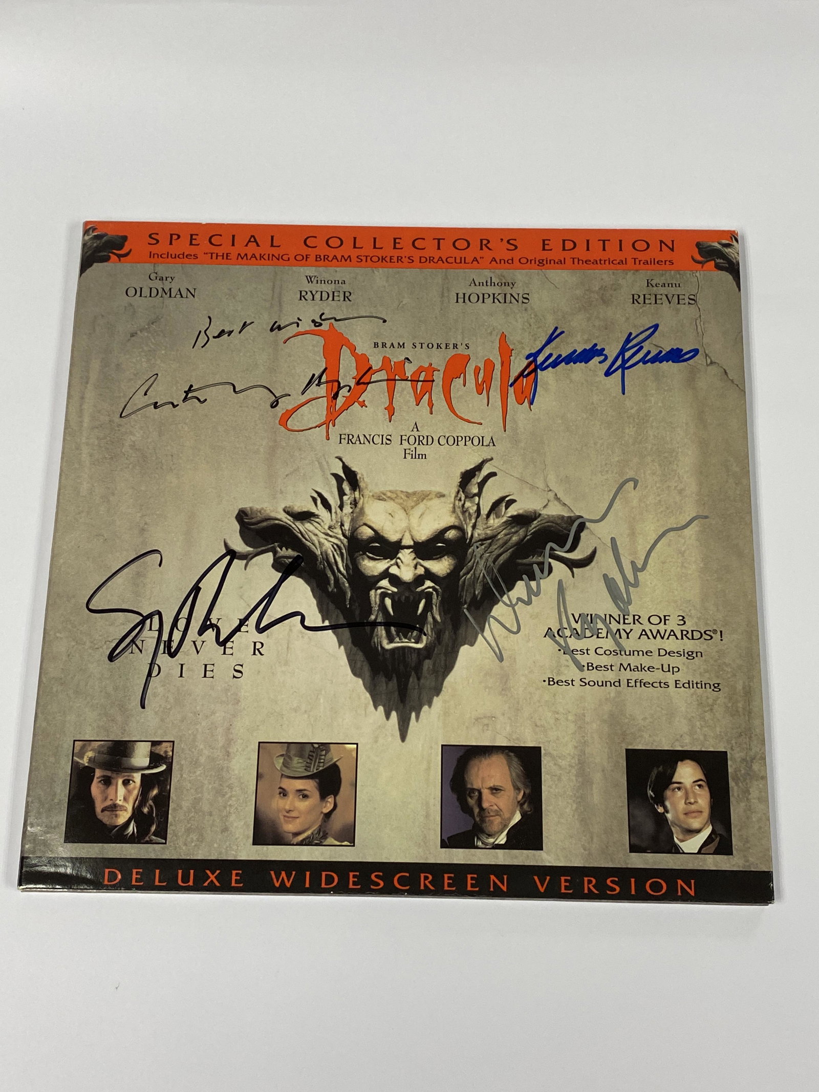 Autograph Dracula Vinyl: Category: CollectiblesAutograph: Gary Oldman, Winona Ryder, Athony Hopkins, Keanu Reeves Item Condition: Brand New