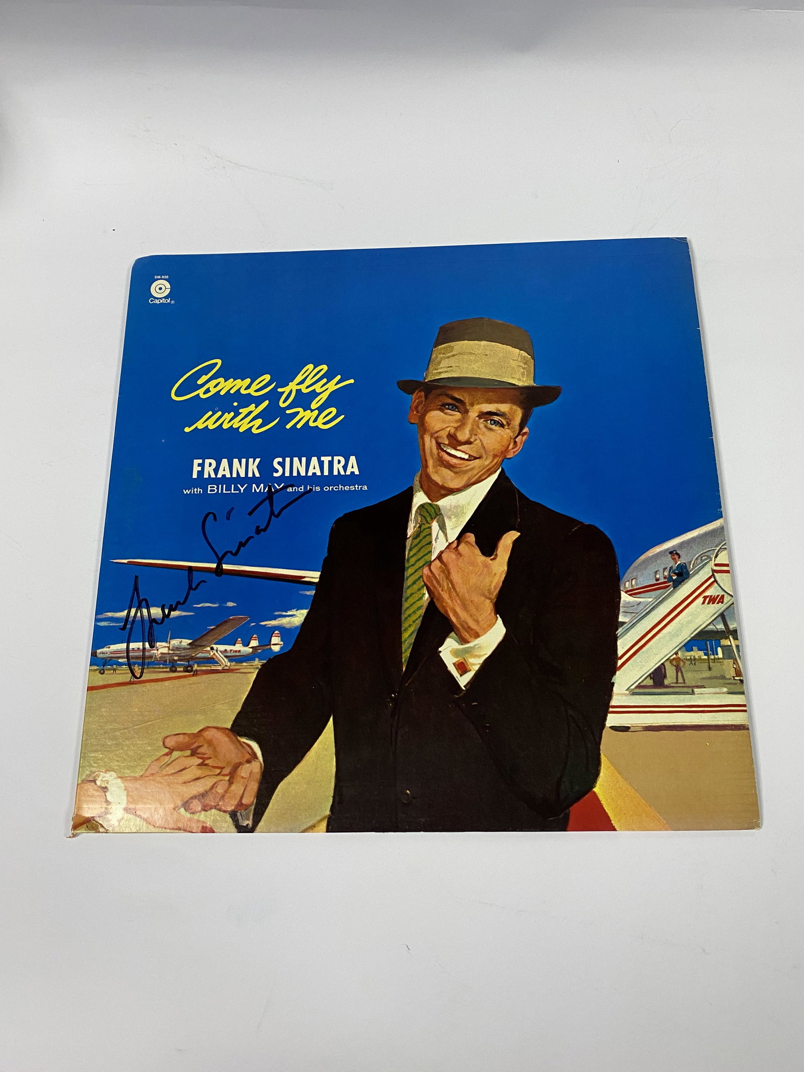 Autograph Come Fly With Me Vinyl: Category: CollectiblesAutograph: Frank Sinatra Item Condition: Brand New