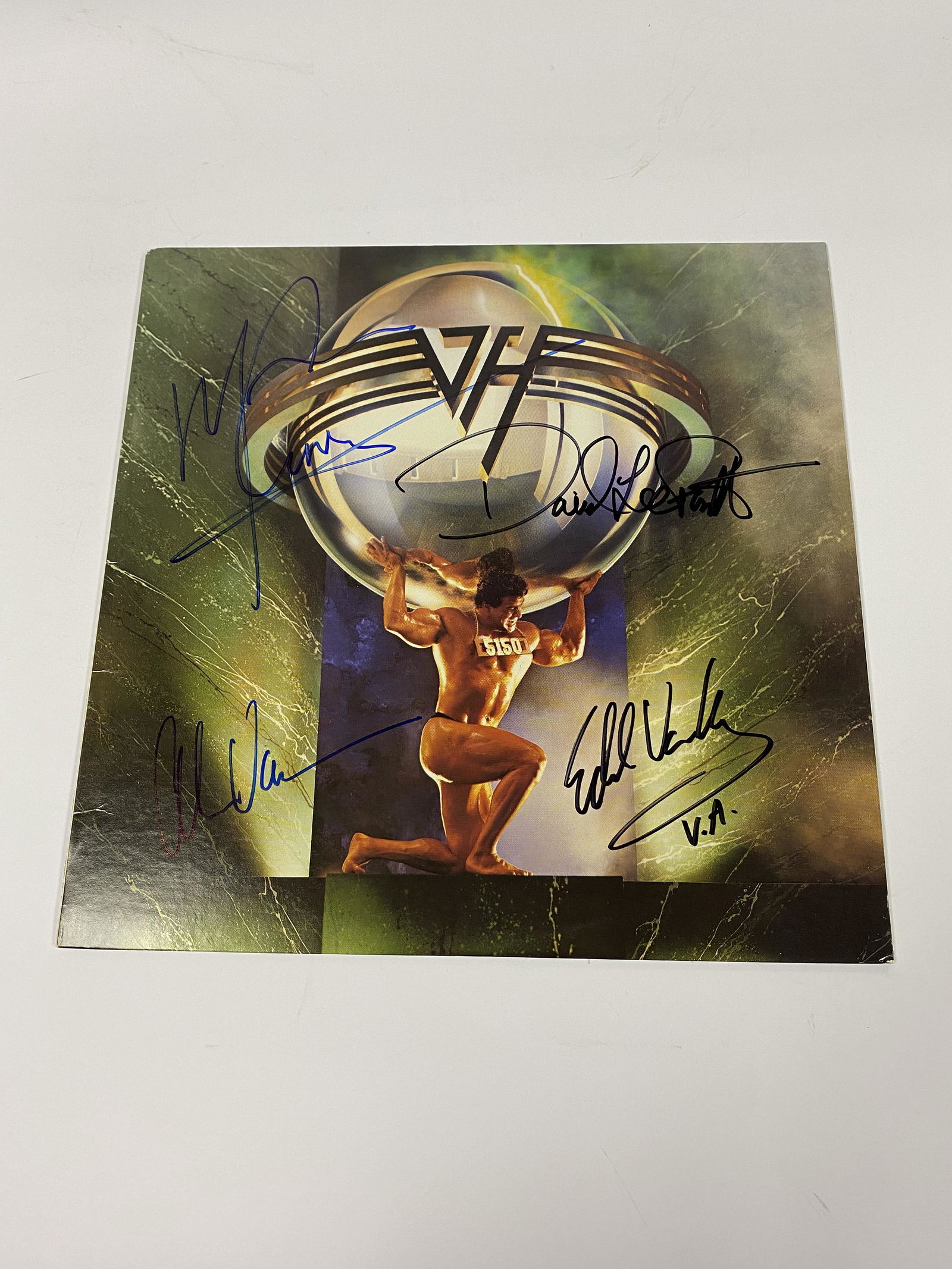 Autograph Van Halen Vinyl: Category: CollectiblesAutograph: David Lee Roth , Eddie Van Halen, Alex Van Halen, Michael Anthony Item Condition: Brand New