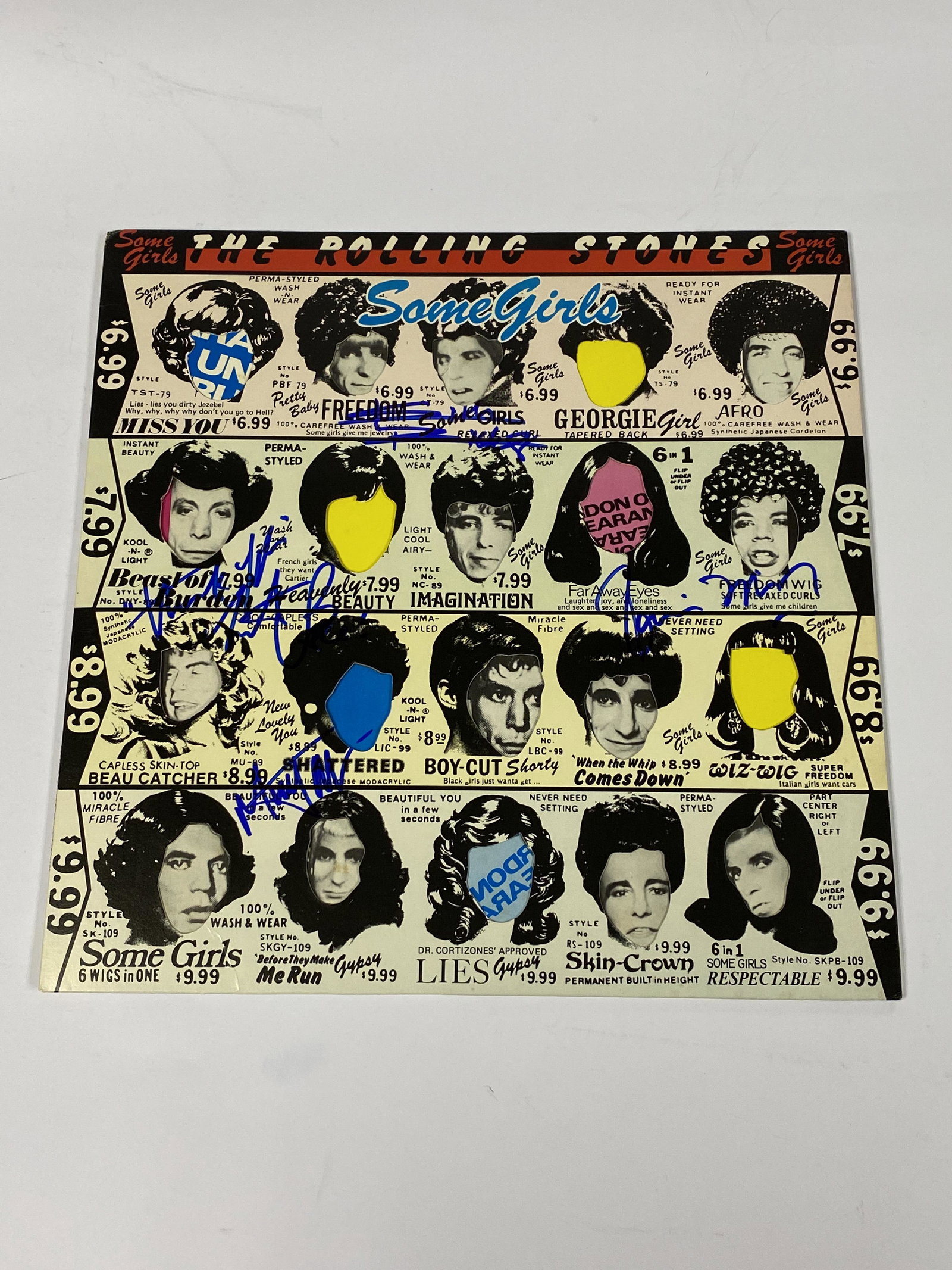 Autograph Rolling Stone Vinyl: Category: CollectiblesAutograph: Mick Jagger, Bill Wyman, Keith Richards, Ronnie Wood, Charlie Watts Item Condition: Brand New