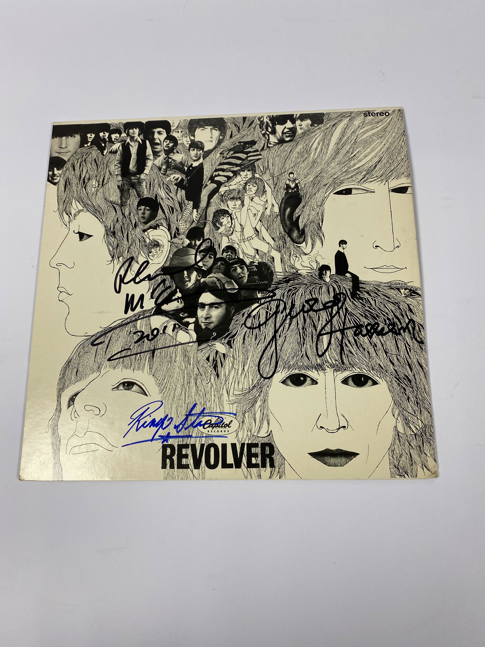 Autograph Beatles Revolver Vinyl: Category: CollectiblesAutograph: Ringo Starr, George Harrison, Paul McCartney Item Condition: Brand New