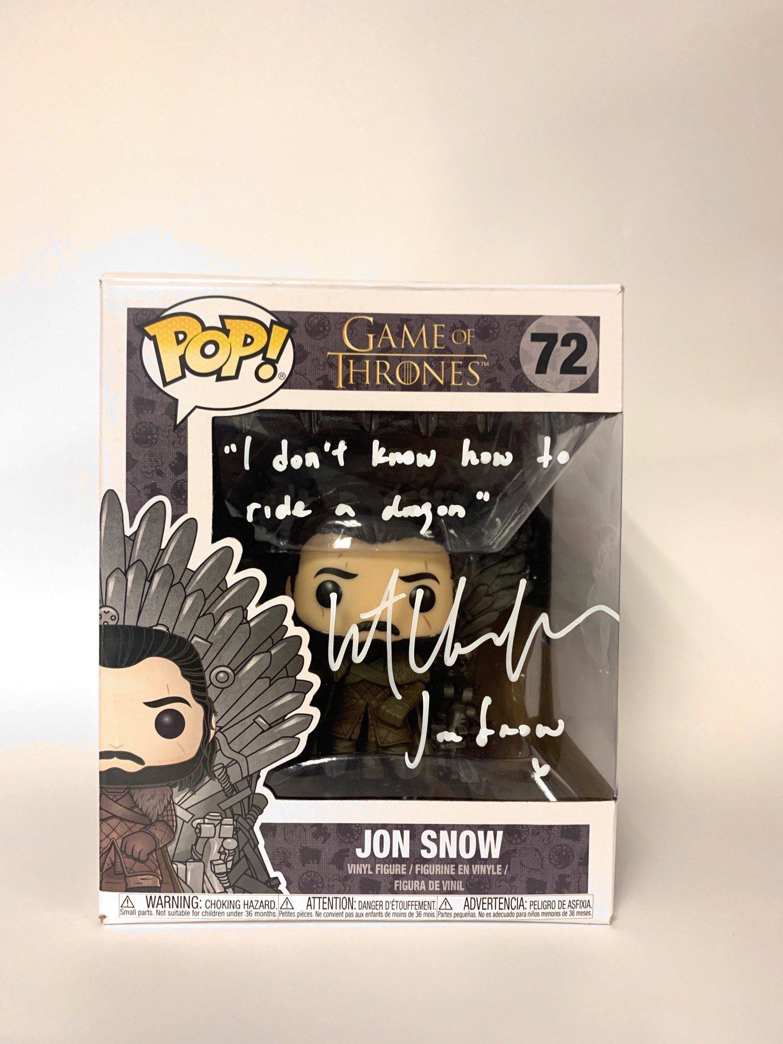 Autograph Game of Thrones Funko Pop: Category: CollectiblesAutograph: Kit Harington