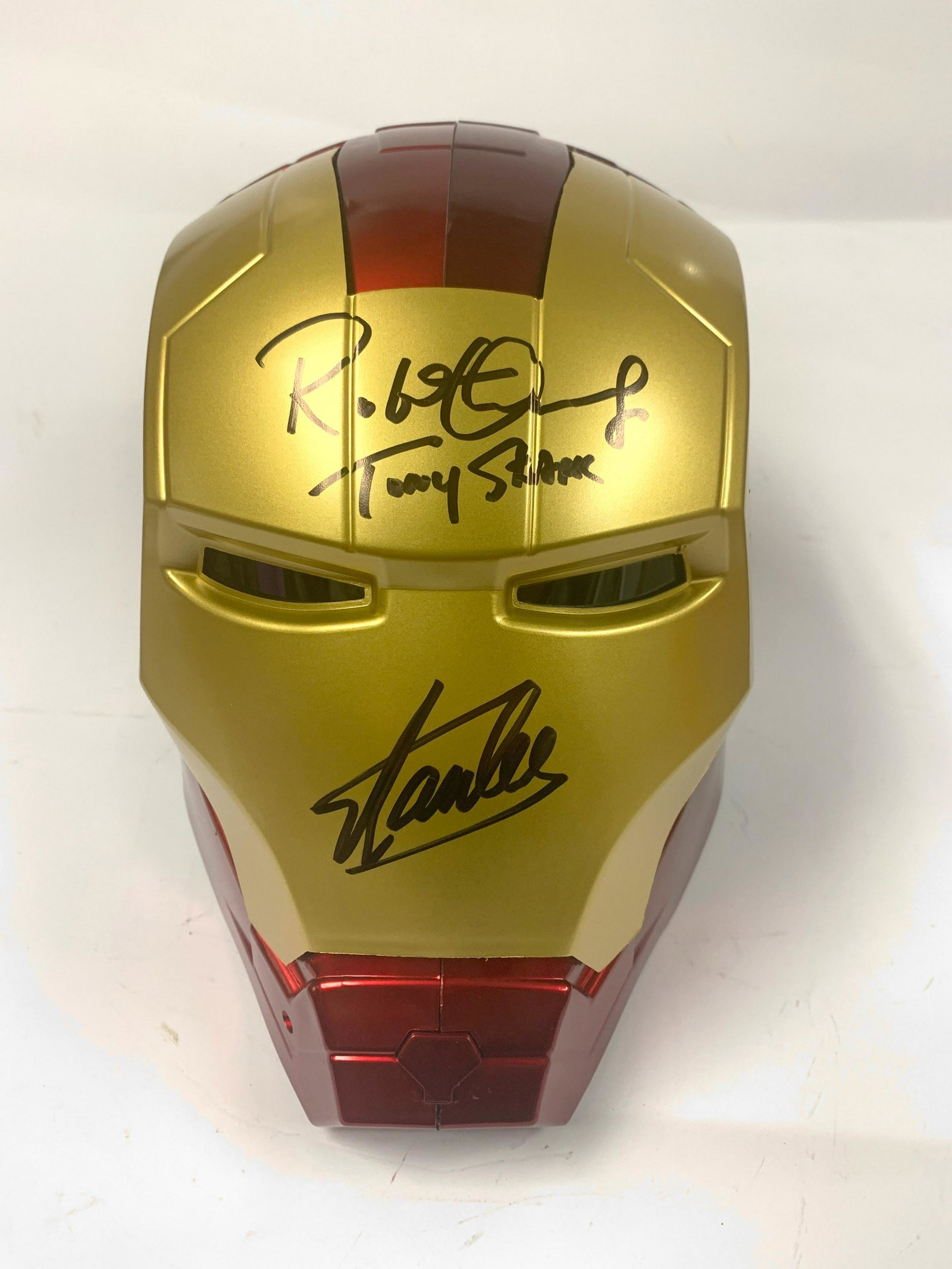 Autographed Iron Man Helmet: Category: CollectiblesAutograph: Robert Downey Jr, Stan Lee