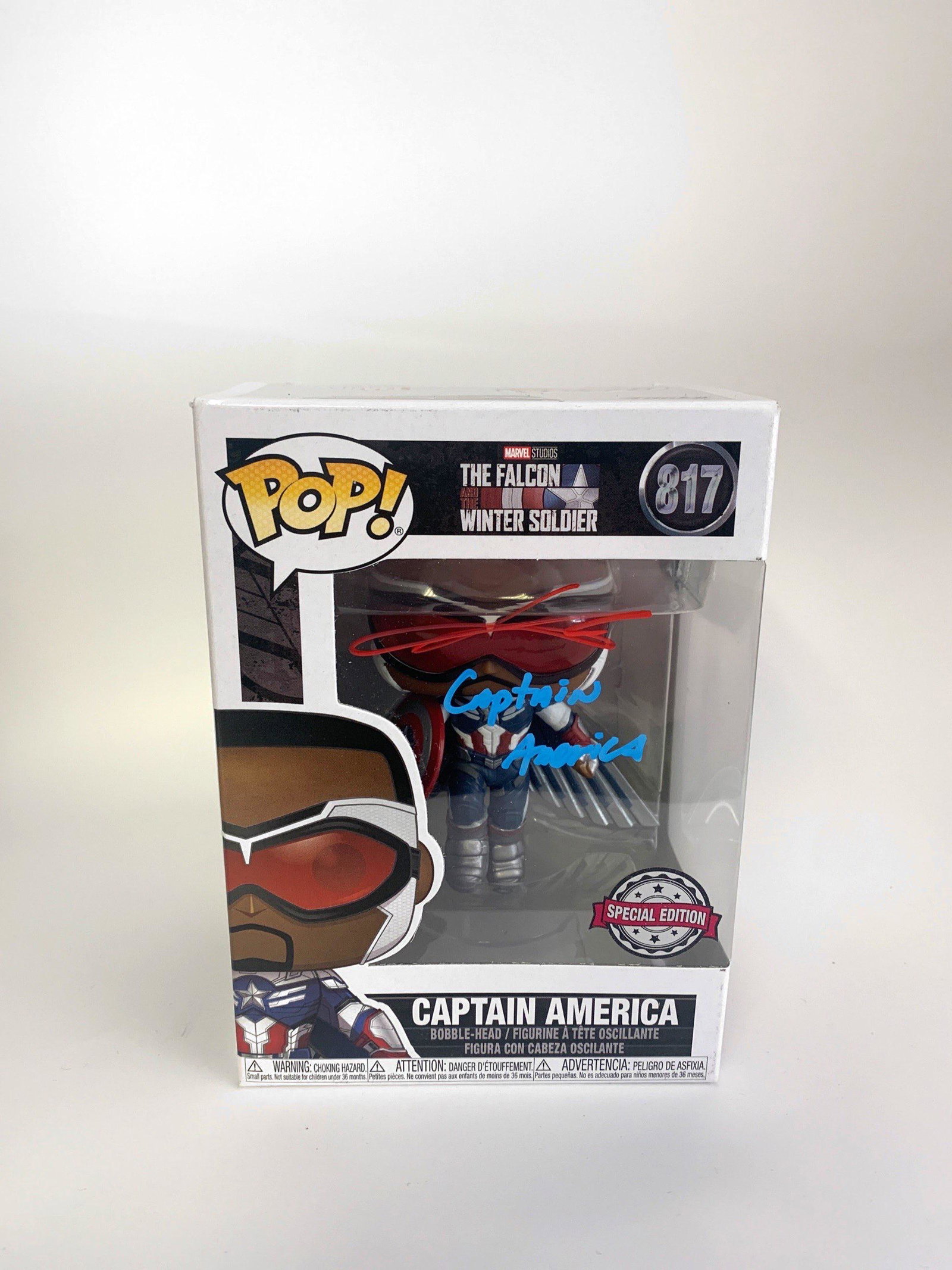 Autograph Falcon Funko Pop: Category: CollectiblesAutograph: Anthony Mackie