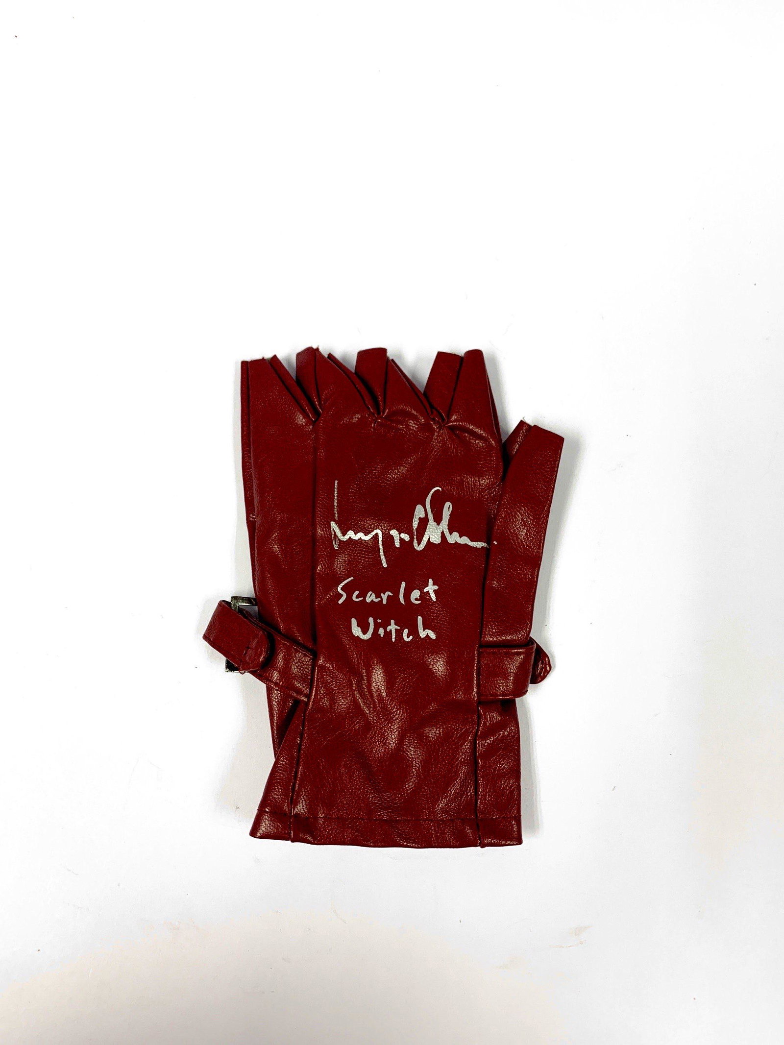 Autograph WandaVision Scarlet Witch Glove: Autograph: Elizabeth Olsen