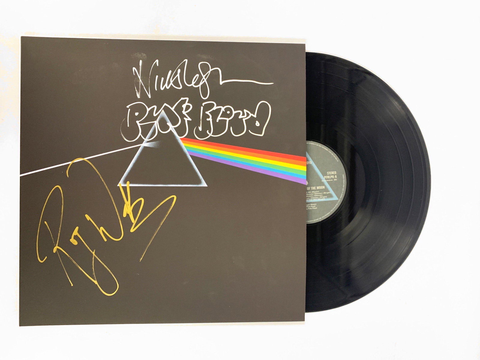 Autograph Pink Floyd Vinyl: Autograph: Nick Mason, Roger Waters
