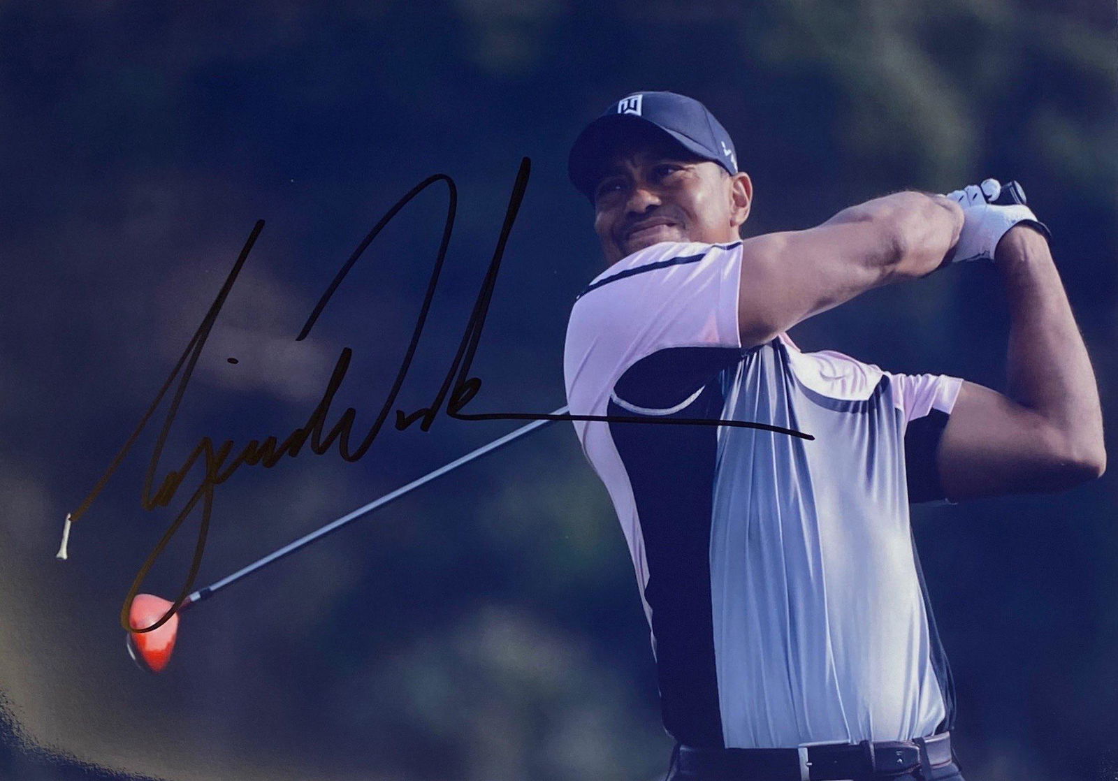 Autograph Tiger Woods Photo: Size: 8 x 10'Autograph: Tiger Woods