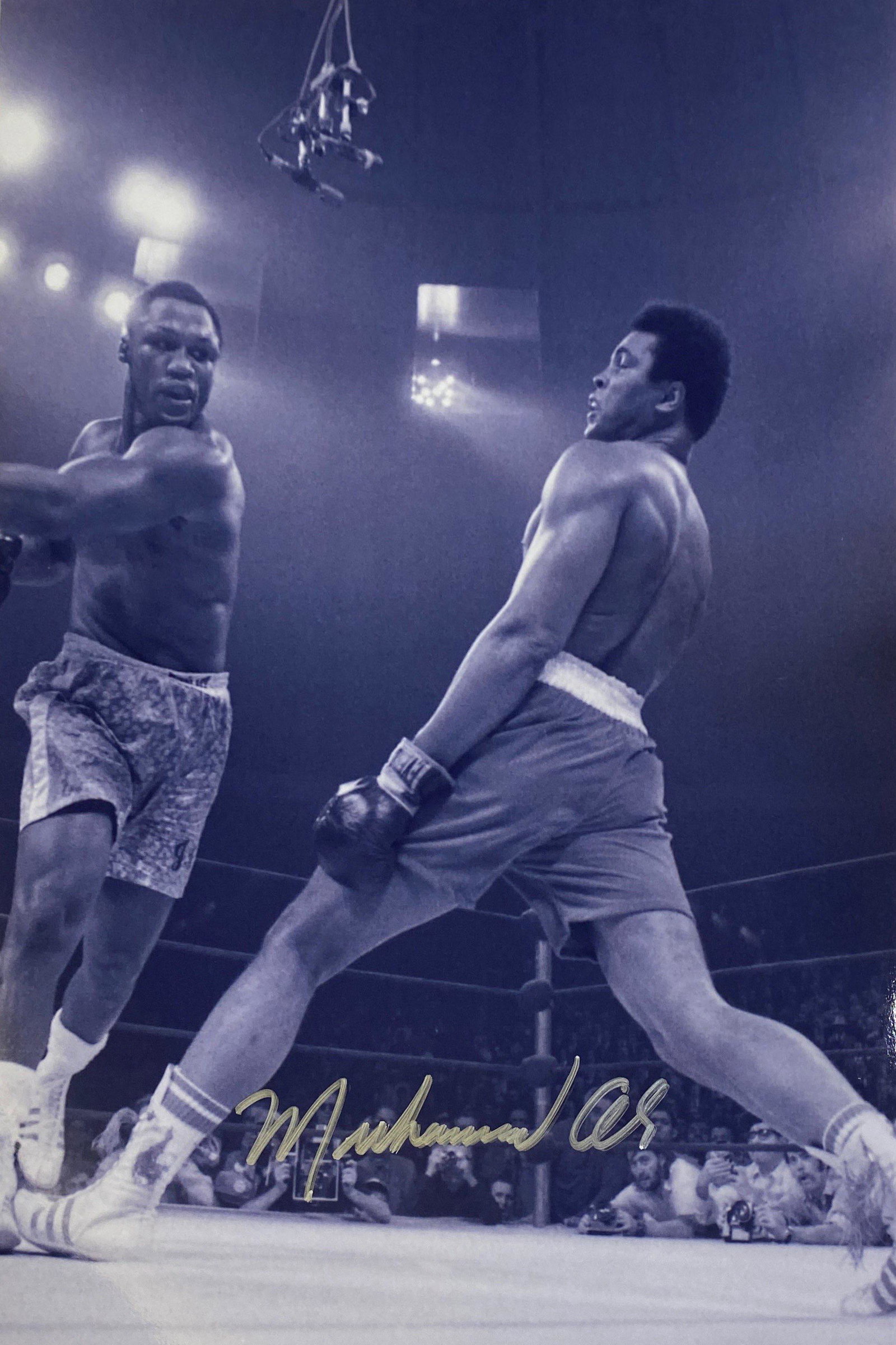 Autograph Muhammad Ali Photo: Size: 8 x 10'Autograph: Muhammad Ali