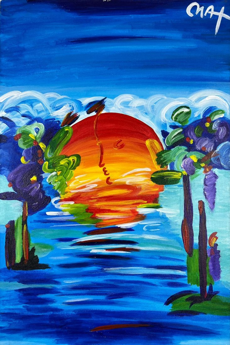 Peter Max (Acrylic on Canvas ) in the style of (1 of 4)