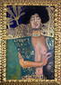 Gustav Klimt (Oil on Canvas with bronze bread Painting) in the style of