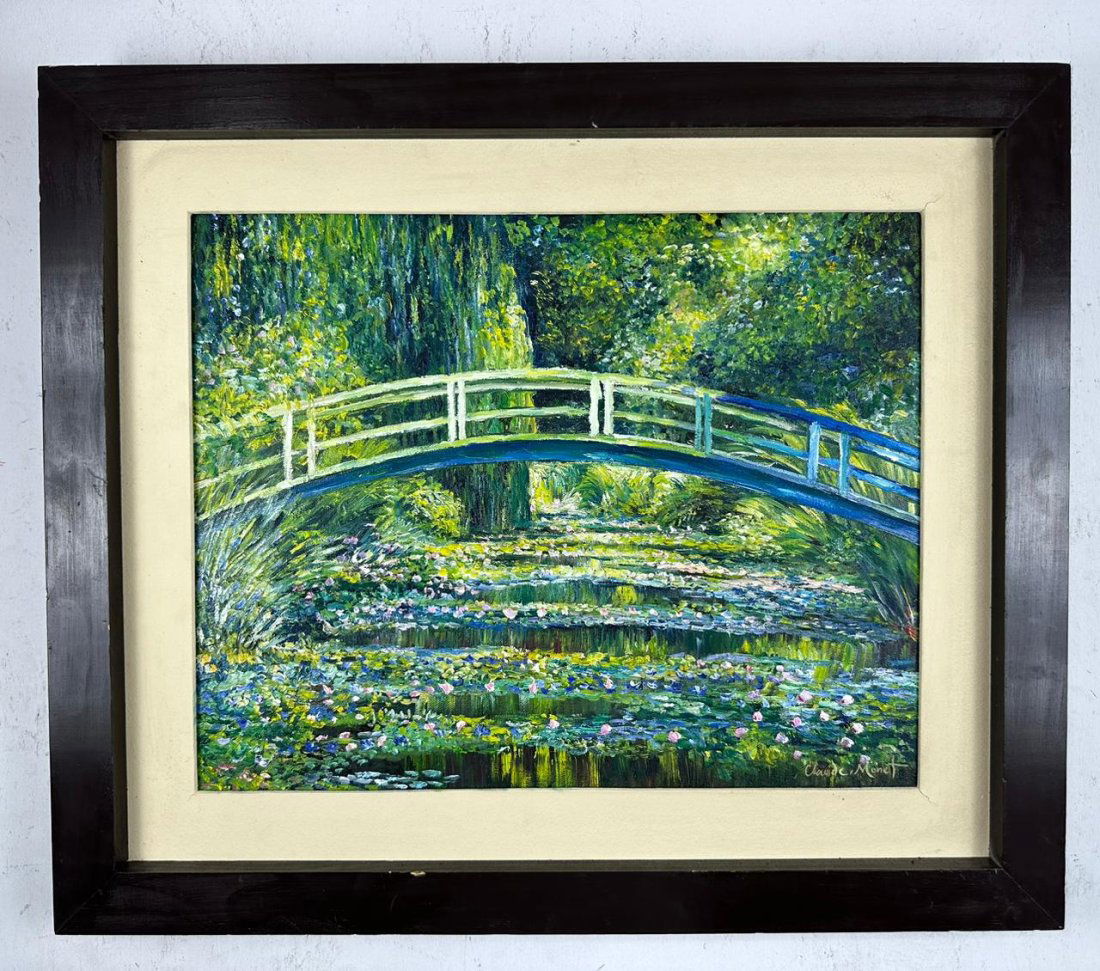 Claude Monet French (Oil on Canvas Painting) style of (1 of 5)