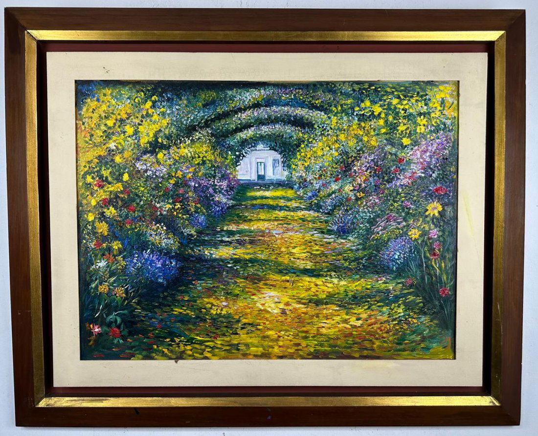 Claude Monet French (Oil on Canvas Painting) style of (1 of 9)