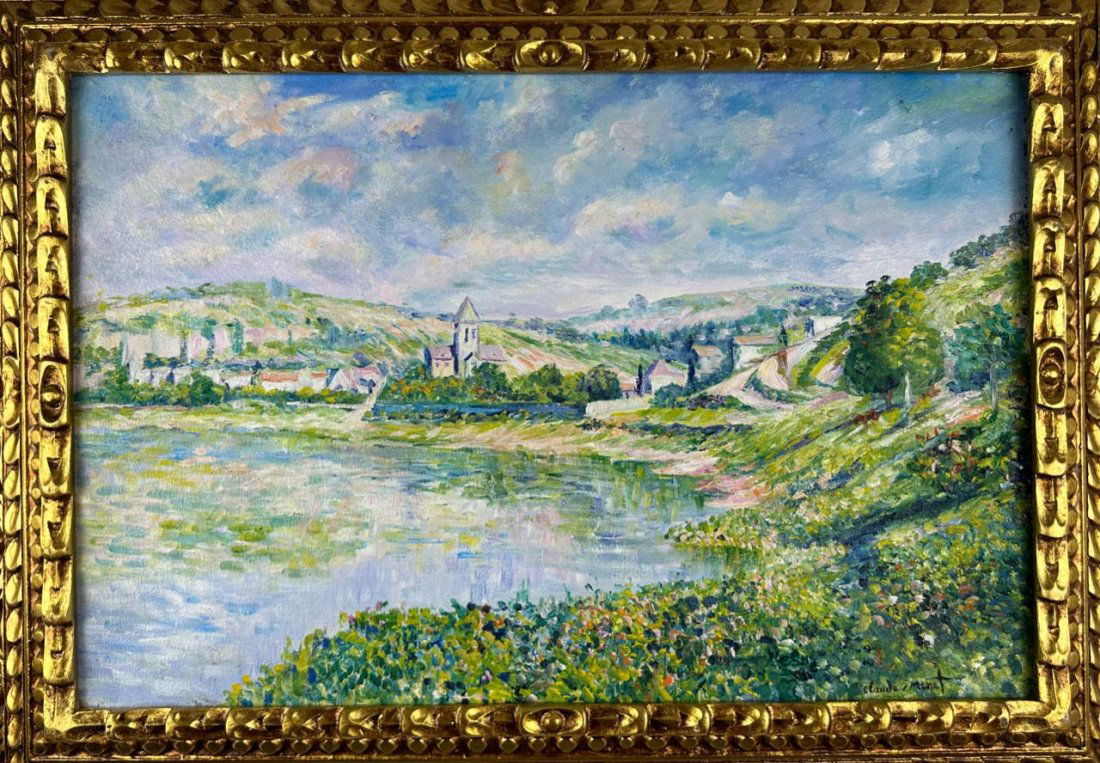 Claude Monet (Oil on Canvas Painting ) in the style of (1 of 7)