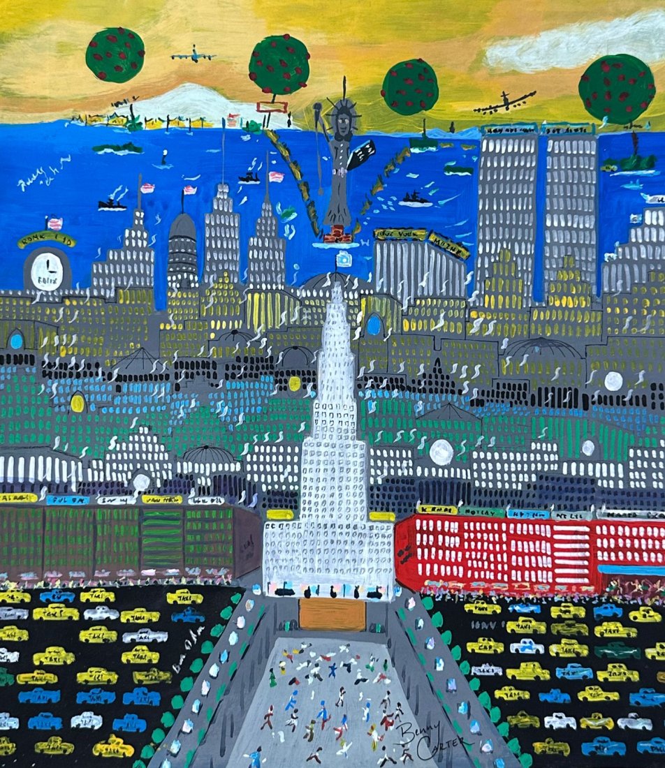 Benny Carter (Mixed Media on Paper Painting) In the style of (1 of 4)