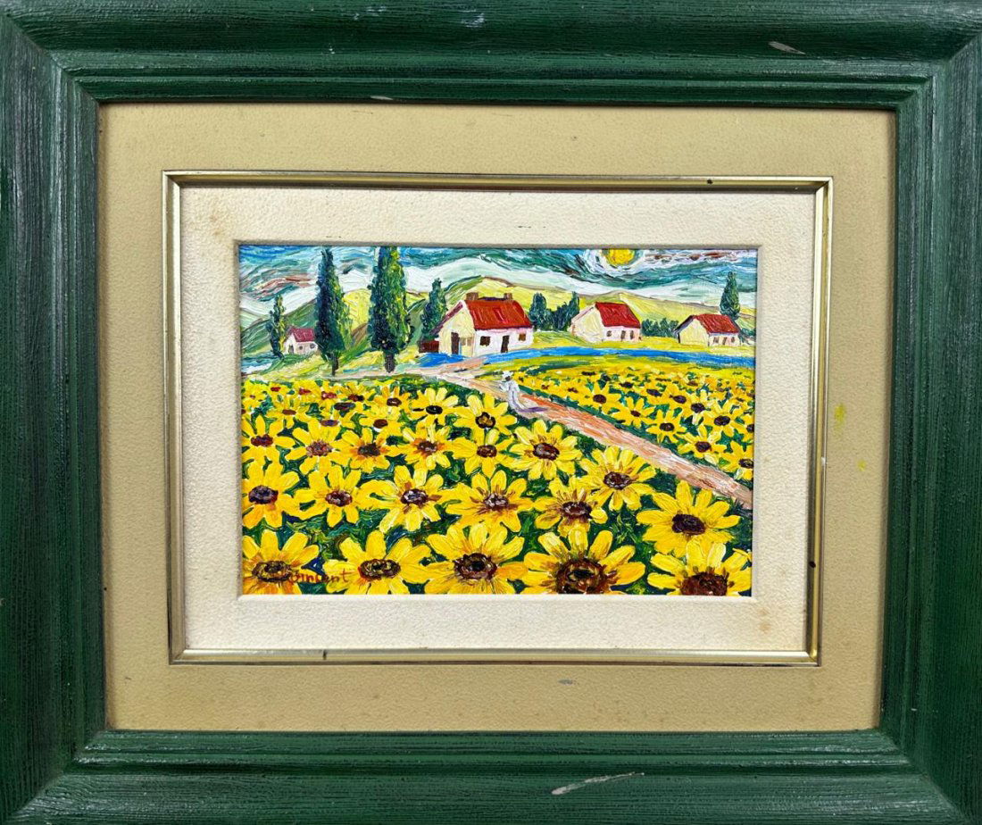 Vincent van Gogh Dutch (Oil on Canvas painting) Style Of (1 of 8)