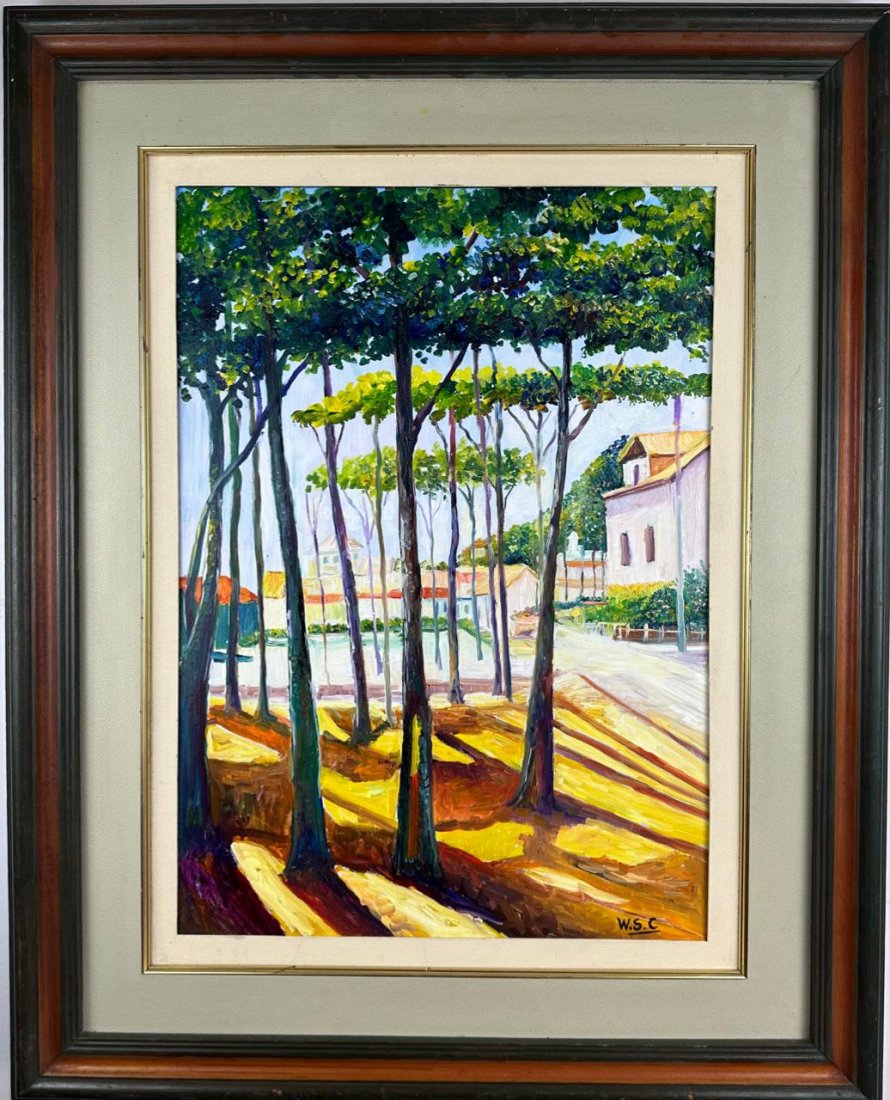 Winston Churchill (Oil on Canvas painting) Style Of (1 of 5)