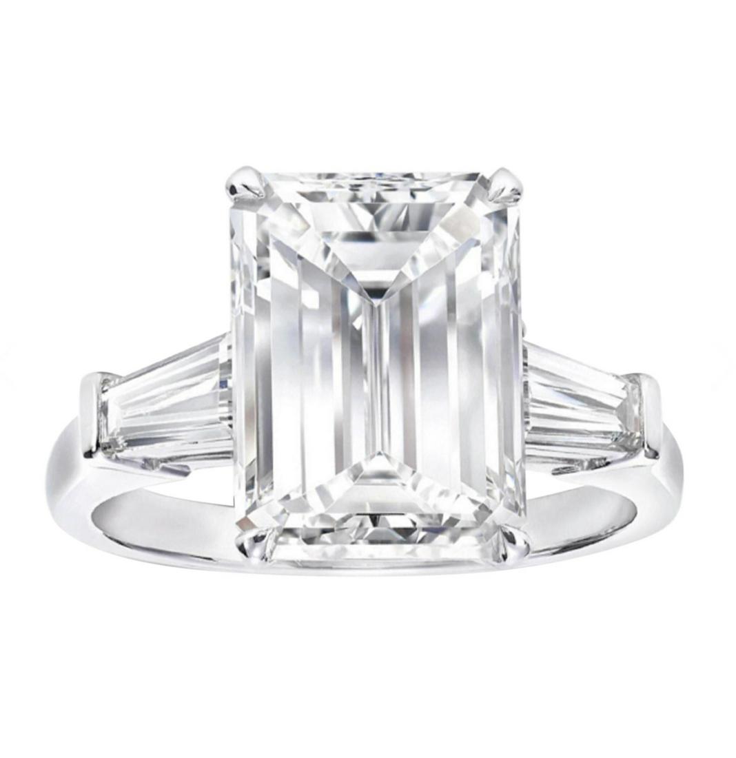 3.5 ctw Certified Diamond Ring - 14k White Gold (1 of 4)