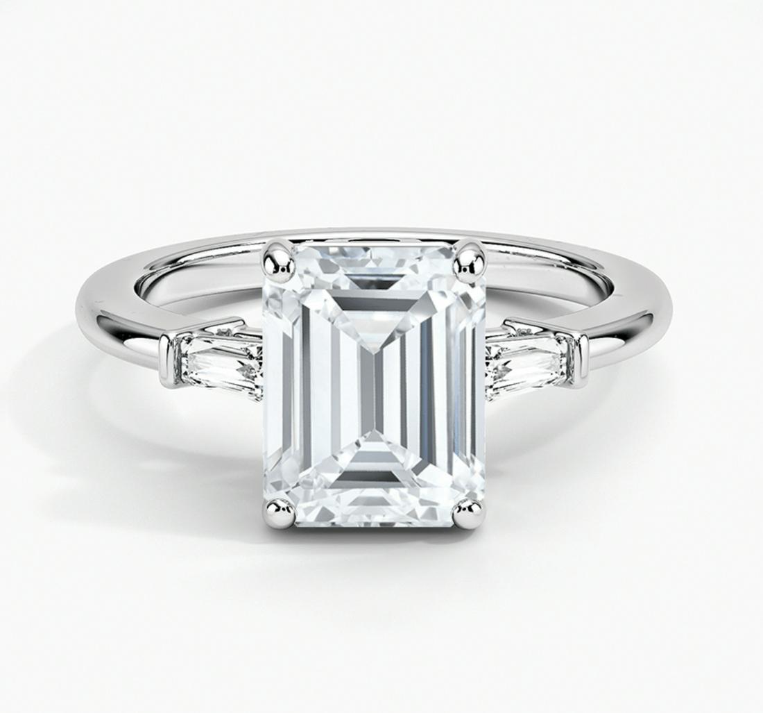 2.6 ctw Certified Diamond Ring - 14k White Gold (1 of 4)