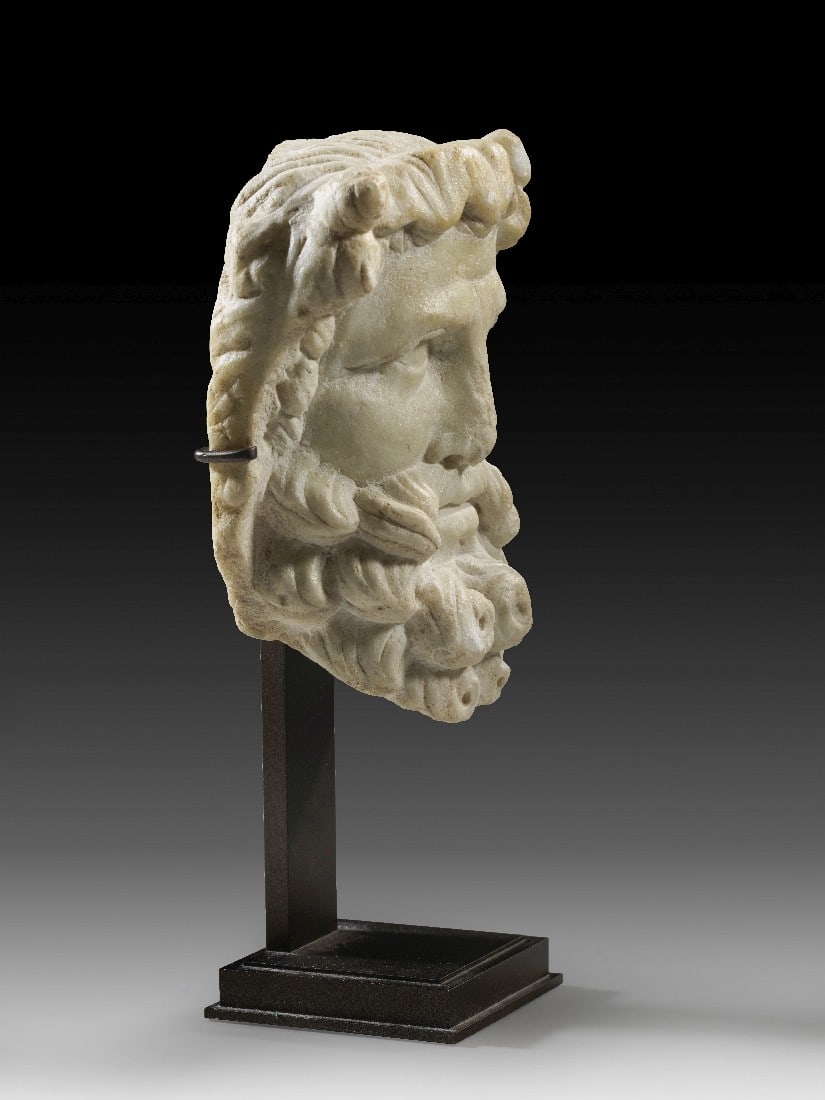 Hermenkopf des Dionysos. - 2