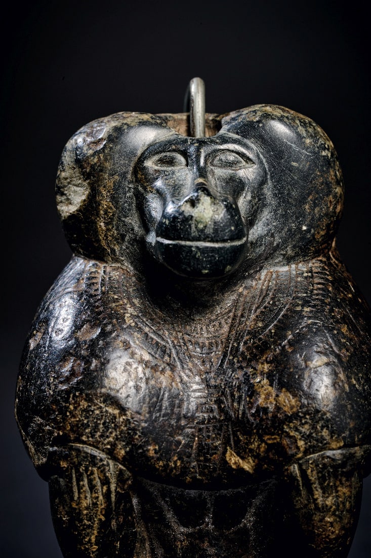Statuette eines Pavians. - 4