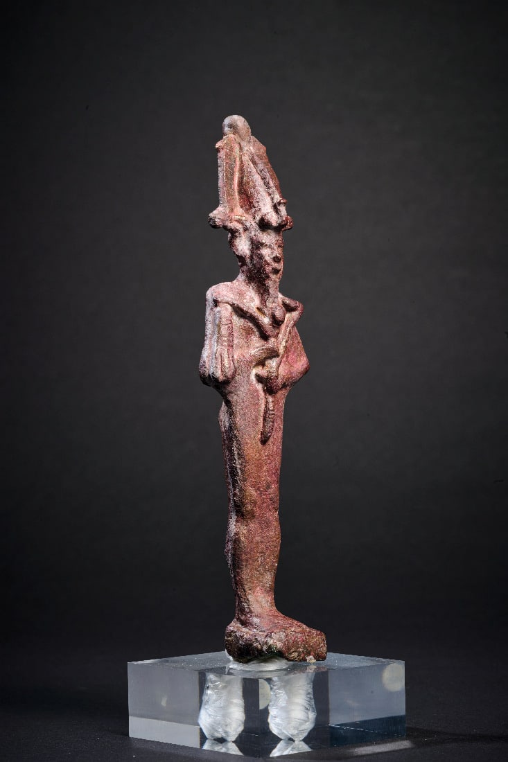 Bronzestatuette des Osiris. - 2