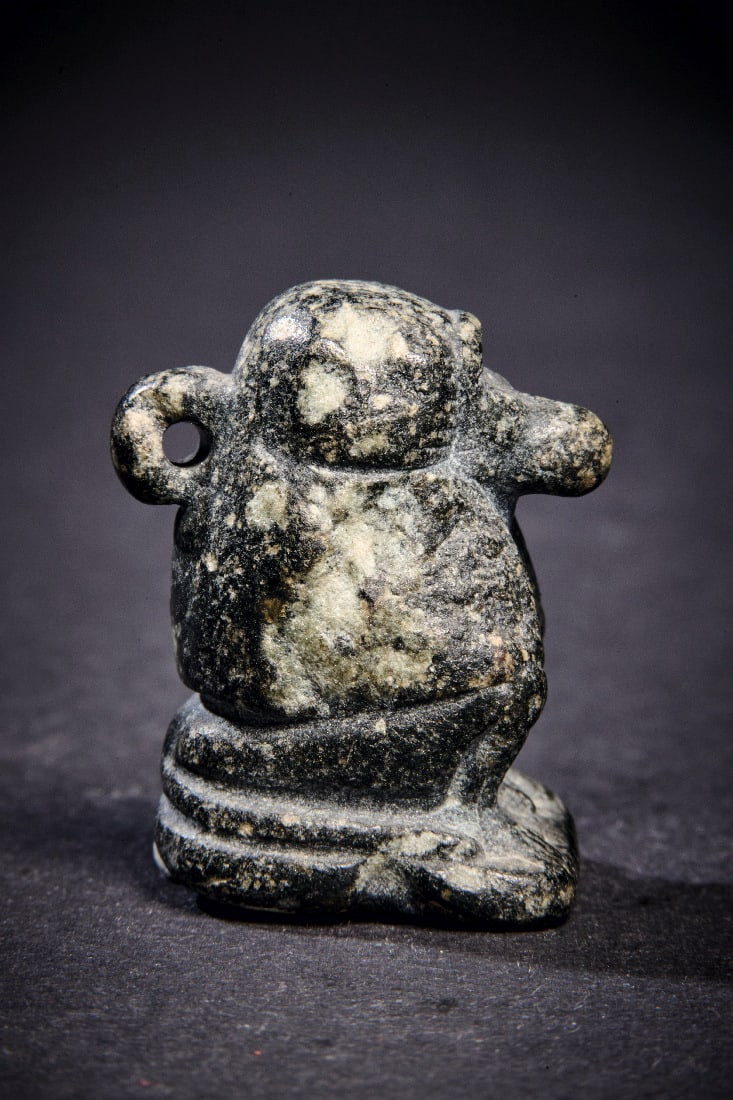 Amulett in Form eines Pavians. - 2