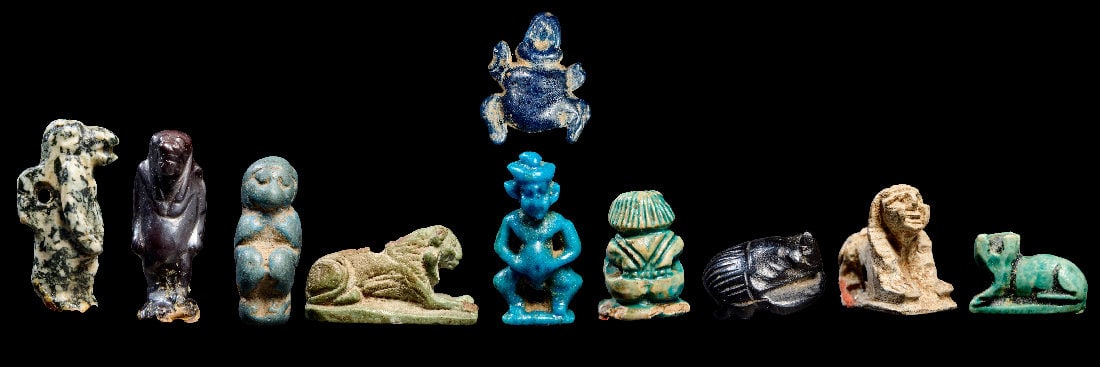 Sammlung Miniaturamulette. - 3