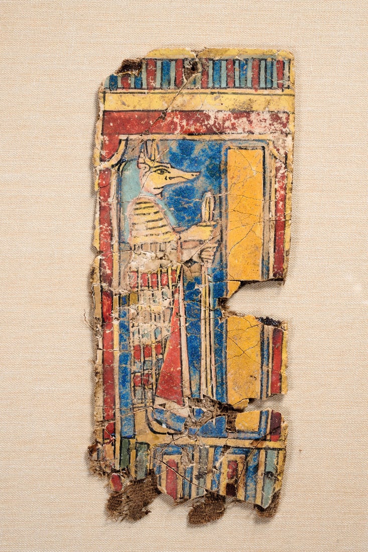 Kartonagefragment mit Anubis. (1 of 1)