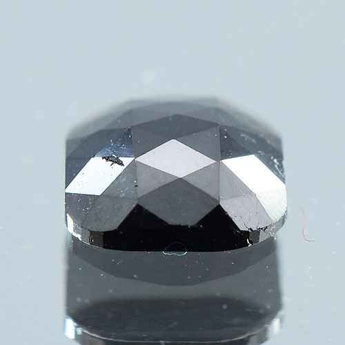 NO RESERVE PRICE Beautiful 0.61 cts 100% Natural Nice jet Black Color Diamond Cushion Rose cut: Product Type: Natural Diamond Product Code: D061 Piece(s): 1 Weight: 0.61 Carats Color: Nice Jet Black Clarity: Opaque Shape: Cushion Rose Cut Size: 5.44 x 5.10 x 1.99 mm Treatment: None Origin: Afric