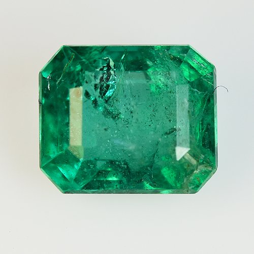 NO RESERVE PRICE Beautiful Natural Emerald 2.33 Cts Vivid Green Color Minor oil Zambia (1 of 6)