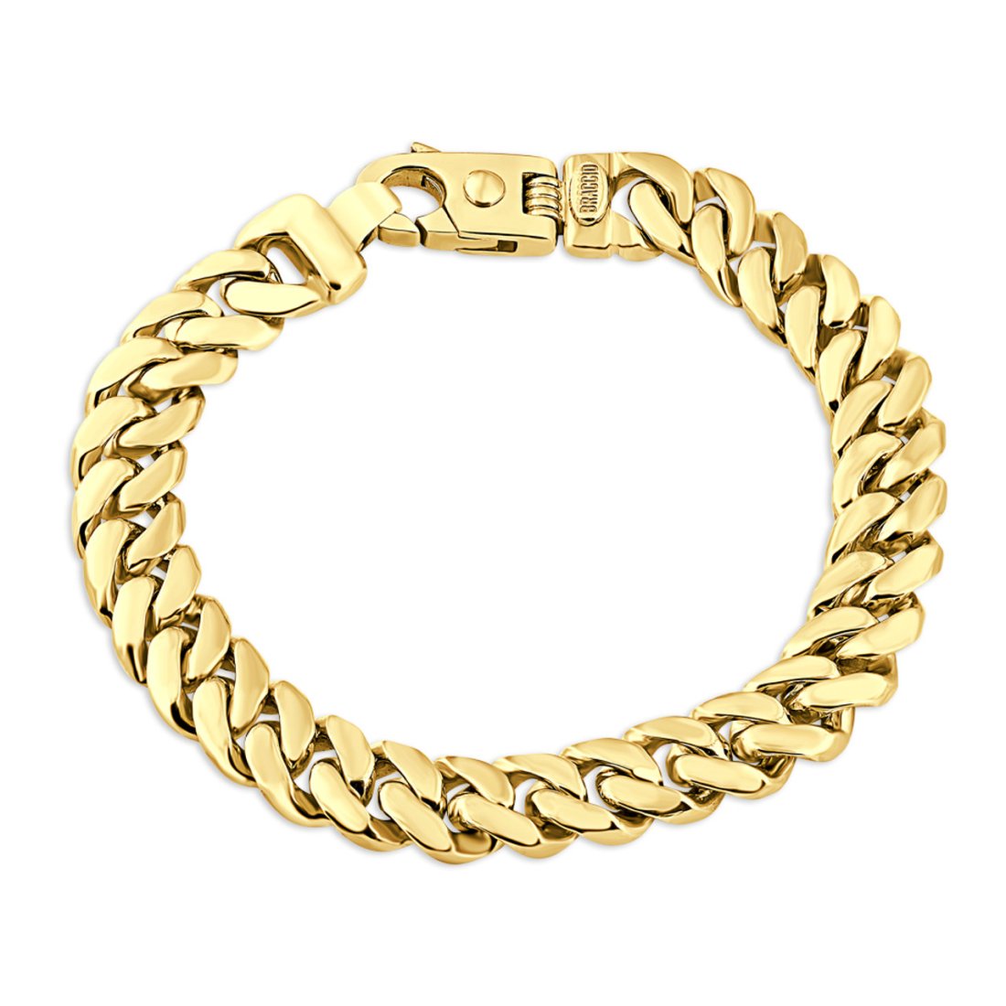 Men's Cuban Link 14k Yellow Gold (26gram) 6.5mm Bracelet 8.5" (1 of 3)