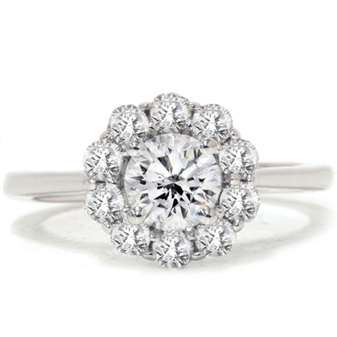 1.20 ct. Natural Round Diamond Engagement Ring in 14K White Gold (G-H, I1) (1 of 2)