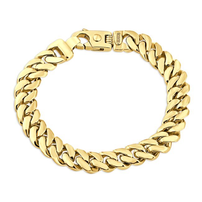 Men's Cuban Link 14k Yellow Gold (26 grams) 6.5mm Bracelet 8.5" (1 of 2)