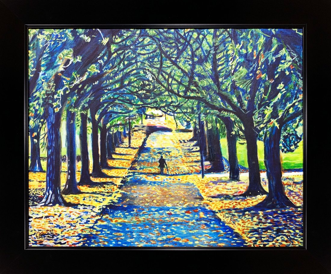 Ismail Khelalfa Original Oil on Canvas Native American Series (1 of 3)