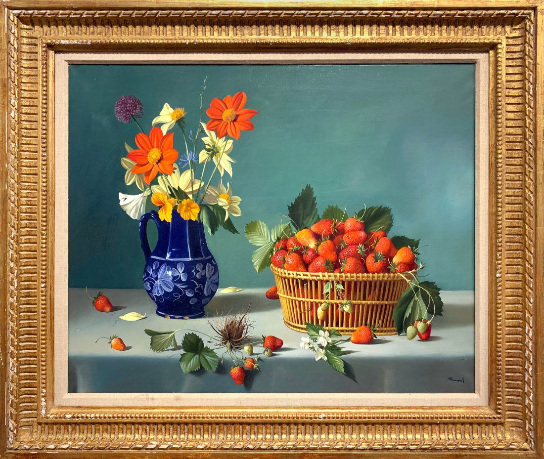 Fernand Renard Original Oil on Canvas Vintage French (1 of 4)