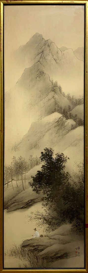 Large Vintage Oriental Artwork (1 of 3)