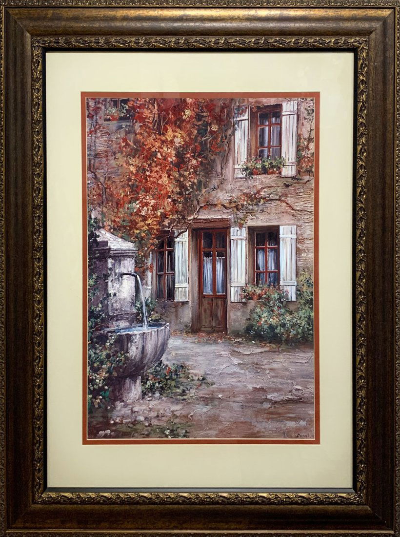 Roger Duvall Matted Print Decorative Art: Custom Framed. Approximate frame size 49 x 39- Image size 31 x 22