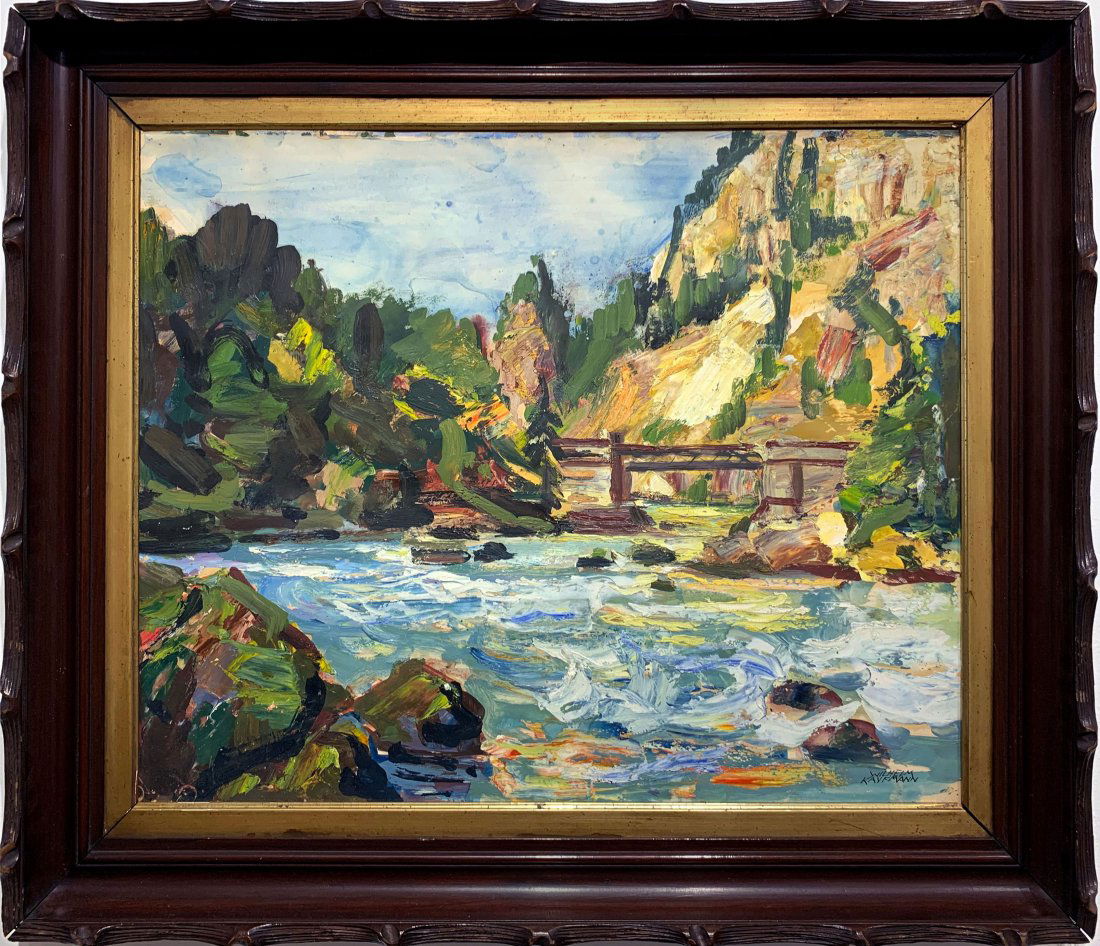 Wilhelm Kayfmann Original Oil on Canvas (1 of 3)