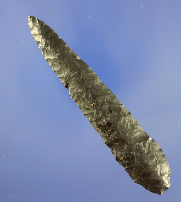 5 1/2+" Obsidian Knife found in Lake Co, Oregon - 4