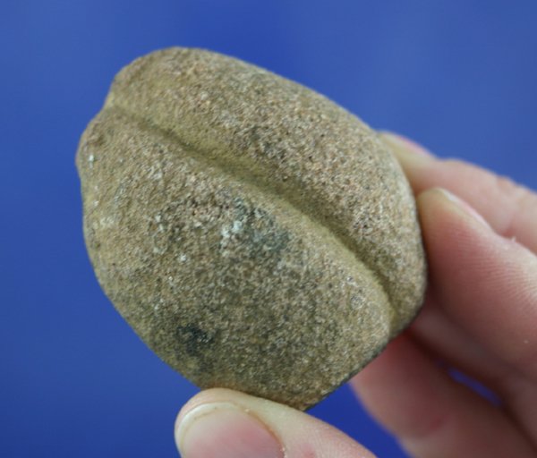2 1/8" Grooved Loaf Stone found in Kentucky - 3
