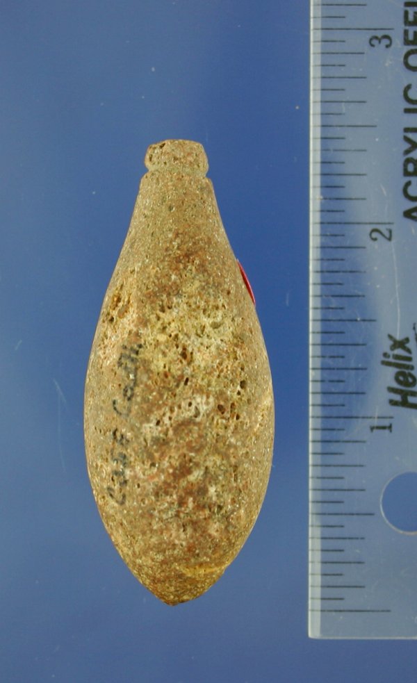 2 1/4" Plummet found in Cass Co IL. Meadows COA  - 2