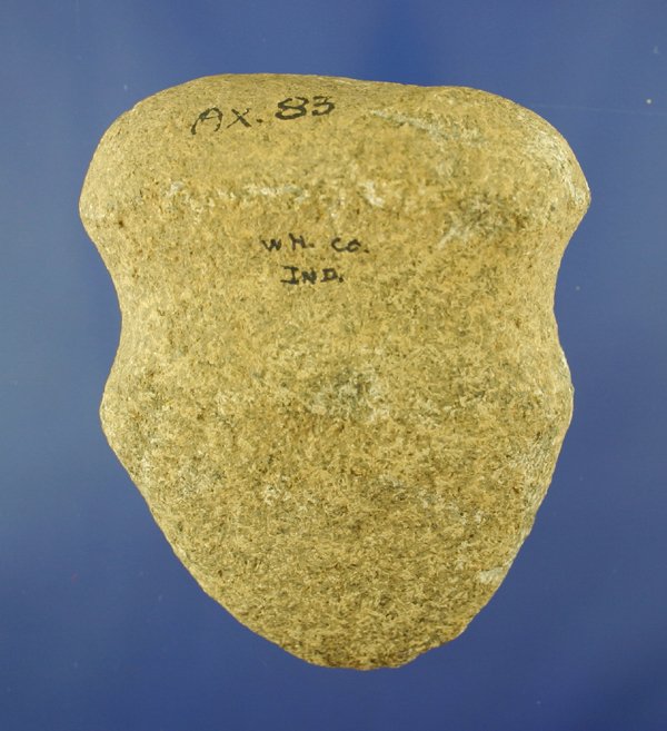 3 5/8" Full Grooved Axe found in White Co, IN.