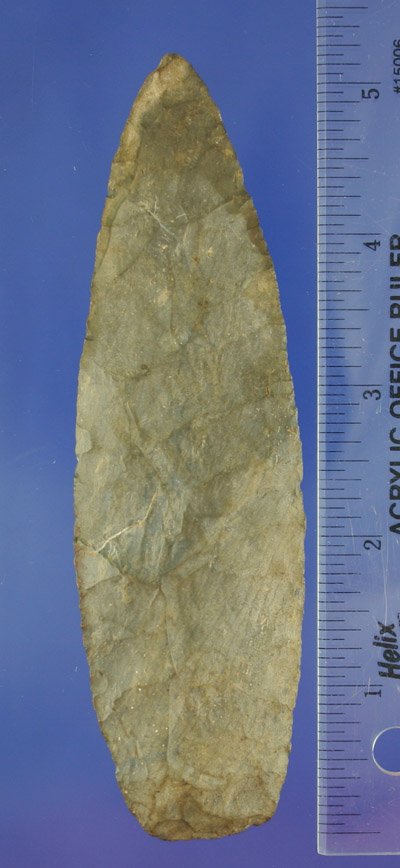 5 1/8" Paleo Lanceolate - Wayne Co Ohio AACA - 3